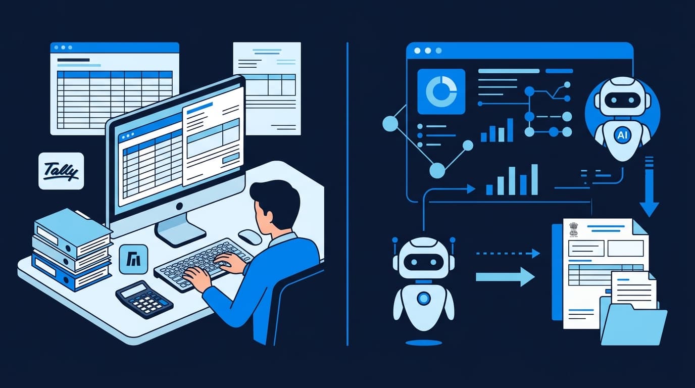 TallyIRA vs Agentic AI comparison for Indian tax workflows