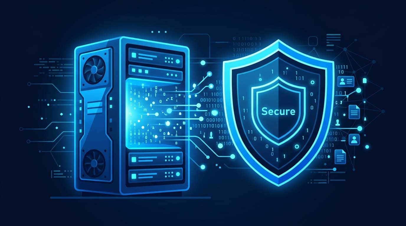 A powerful GPU server running local AI models, with unlimited access to intelligence