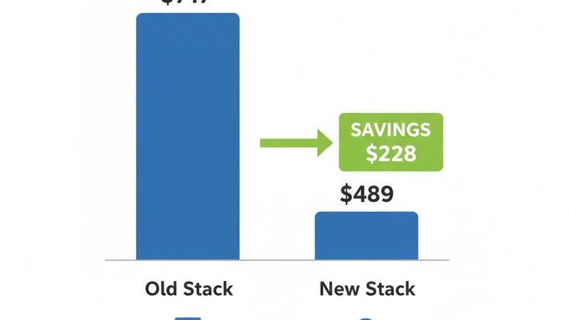 Cost comparison chart