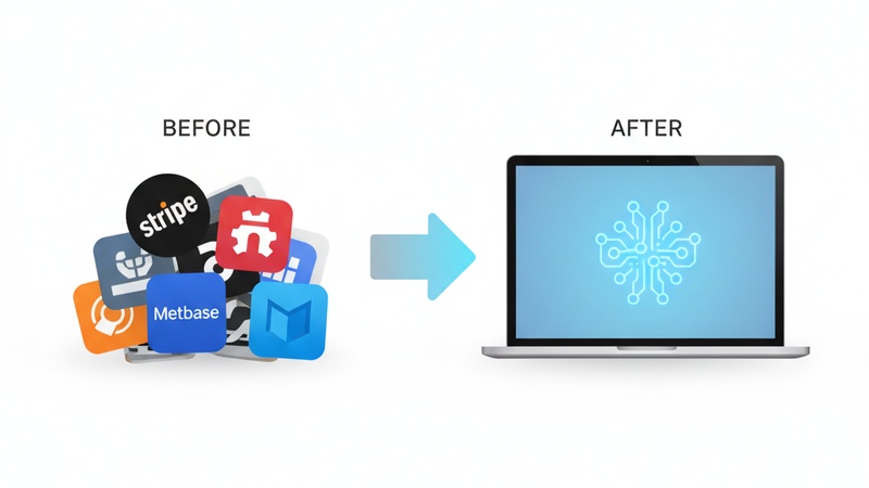 Old SaaS stack vs new agent stack